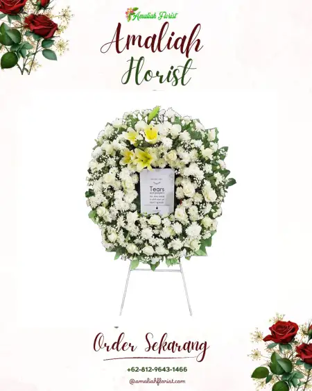 Krans Bunga Duka Tuliskriyo